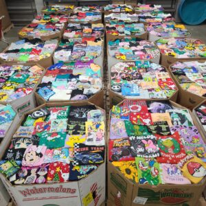 Licensed Graphic Tees Pallet - 700 Piece Apparel Liquidation from A&E Pallet Sales