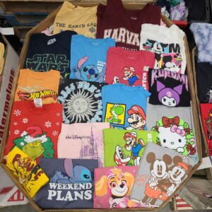 Licensed Graphic Tees Pallet - 700 Piece Apparel Liquidation from A&E Pallet Sales, image 2