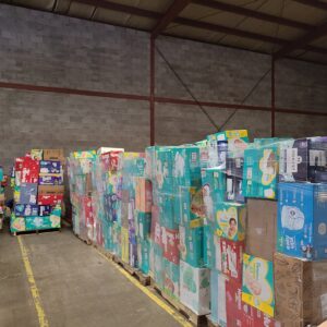 Bulk Diaper Truckload: 20-26 Pallets of Overstock Baby Diapers
