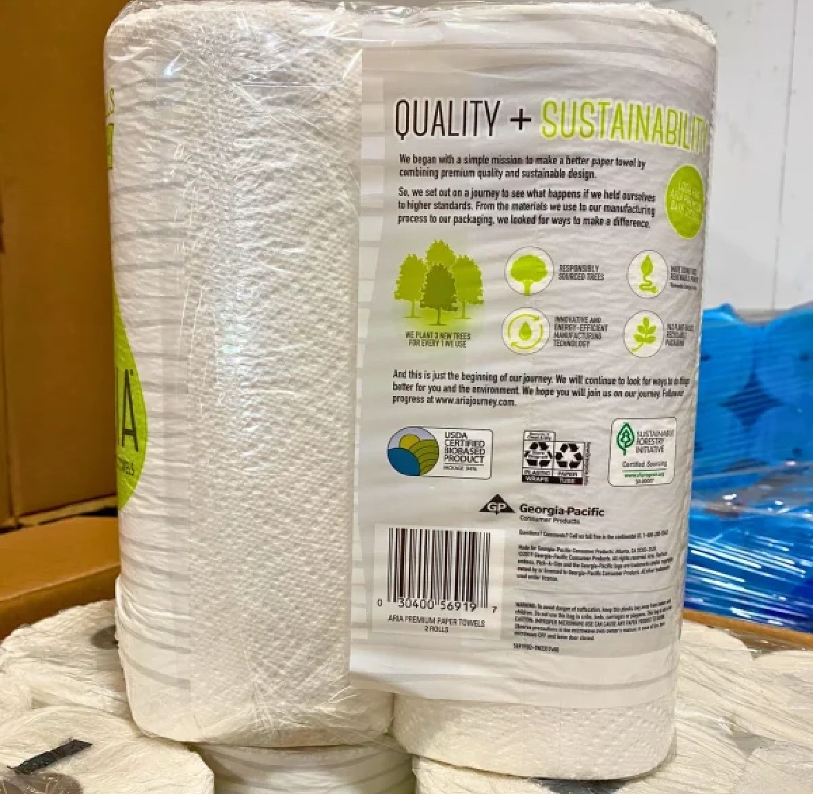 img_6243-1 Aria 2-Ply Toilet Paper Pallet from A&E Pallet Sales, image 2