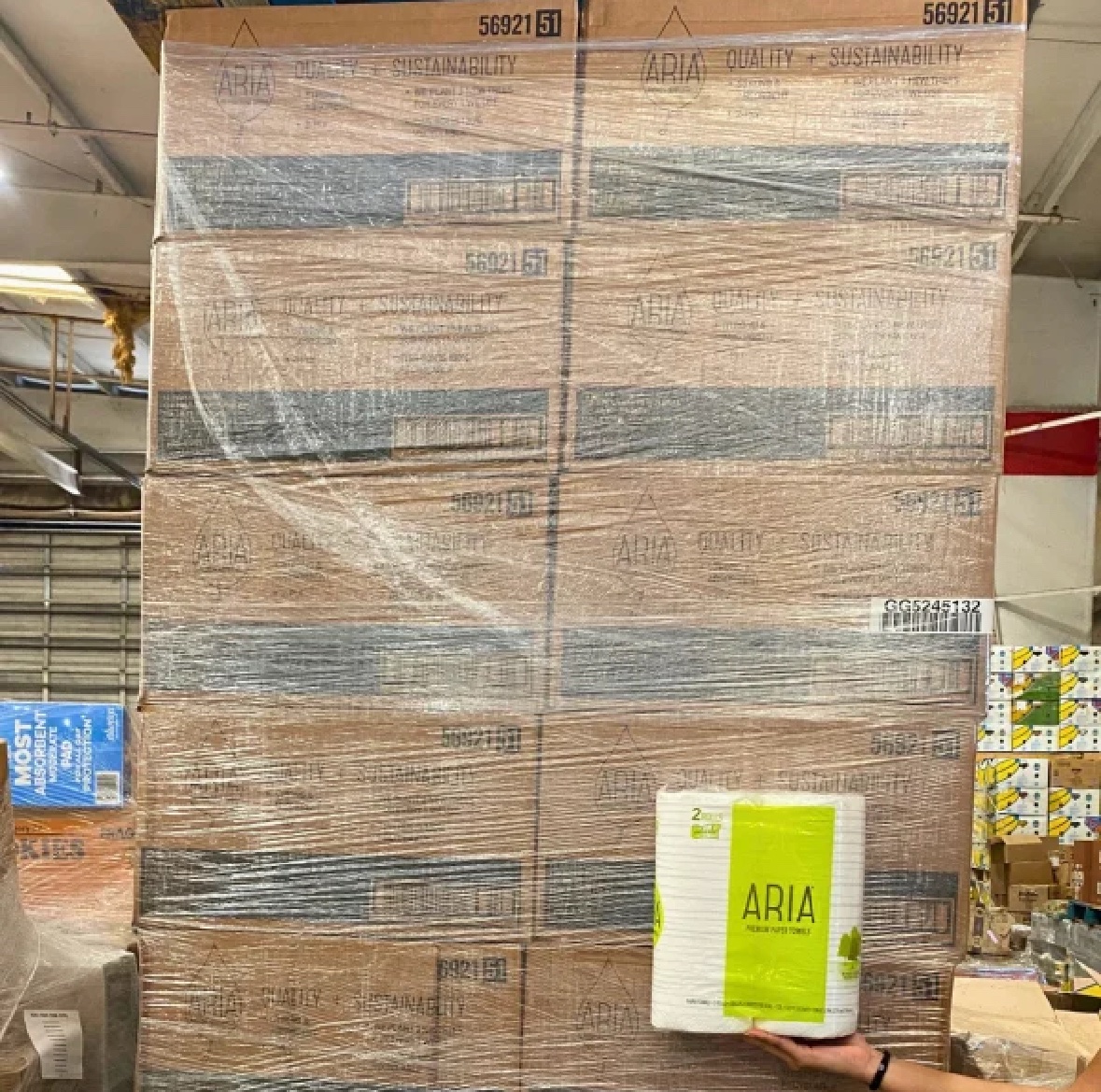img_6244-1 Aria 2-Ply Toilet Paper Pallet from A&E Pallet Sales