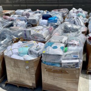 Bedding Items Wholesale Pallet: 200+ Mixed Retail Pieces