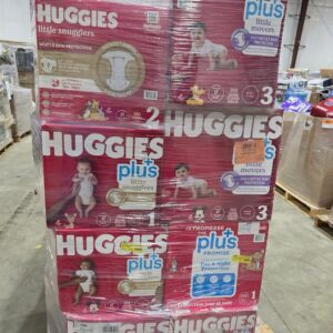 Pallet of Diapers - 80 Boxes Wholesale Liquidation Load