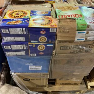 Cereal Liquidation Pallet - Assorted Name-Brand Cereal, Short Best-By Dates