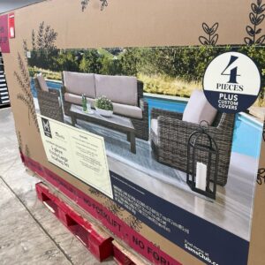 Member's Mark 4-Piece Extra Large Patio Seating Set from A&E Pallet Sales