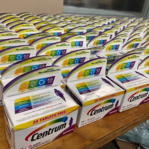 Lot of 65 Centrum Women Multivitamin Bottles (140 Tablets Each): Liquidation Close-Out